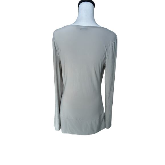 Express long Sleeve Gray Top Large - Picture 2 of 3